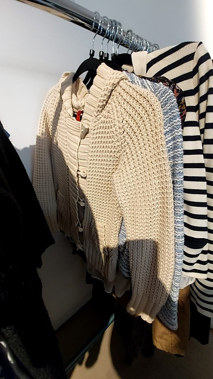 QS by s.Oliver Strickjacke Beige Gr.: S