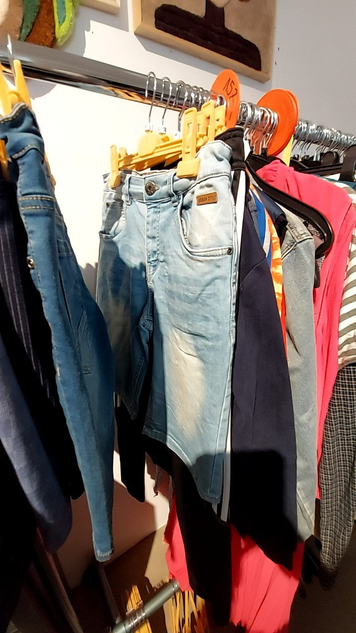 Yigga Jeans-Shorts Hellblau Gr.: 152