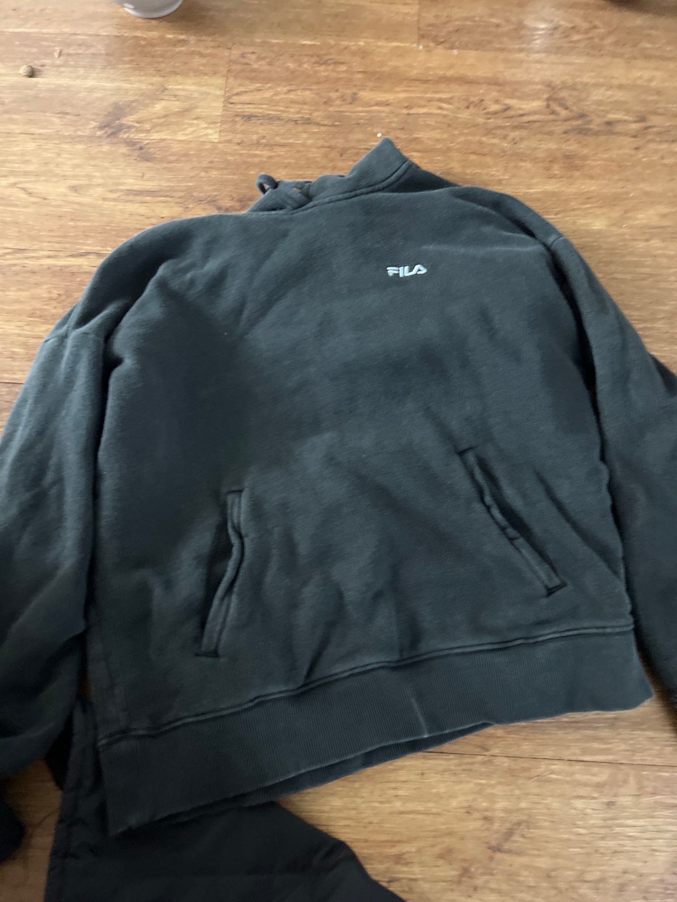 FILA Hoodie Schwarz Gr.: S