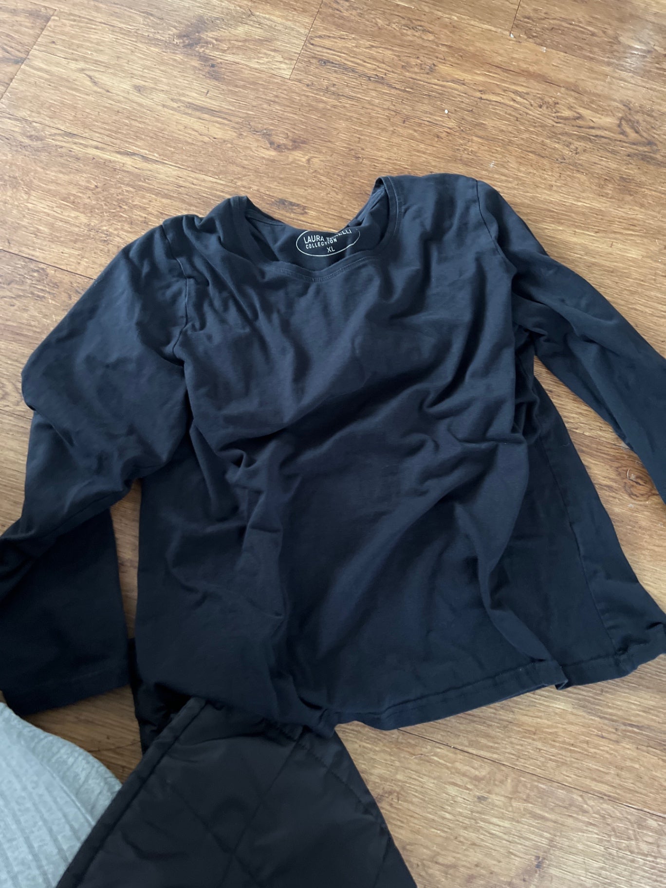 Laura Torelli Longsleeve Schwarz Gr.: XL