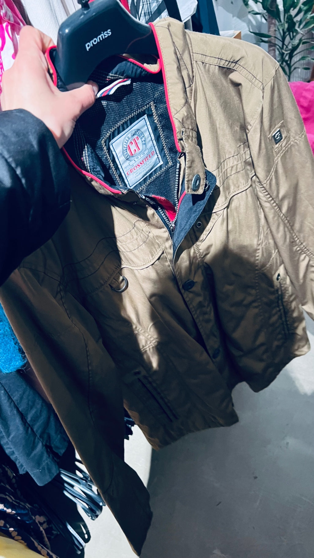 Crossfield Jacke Beige Gr.: 50