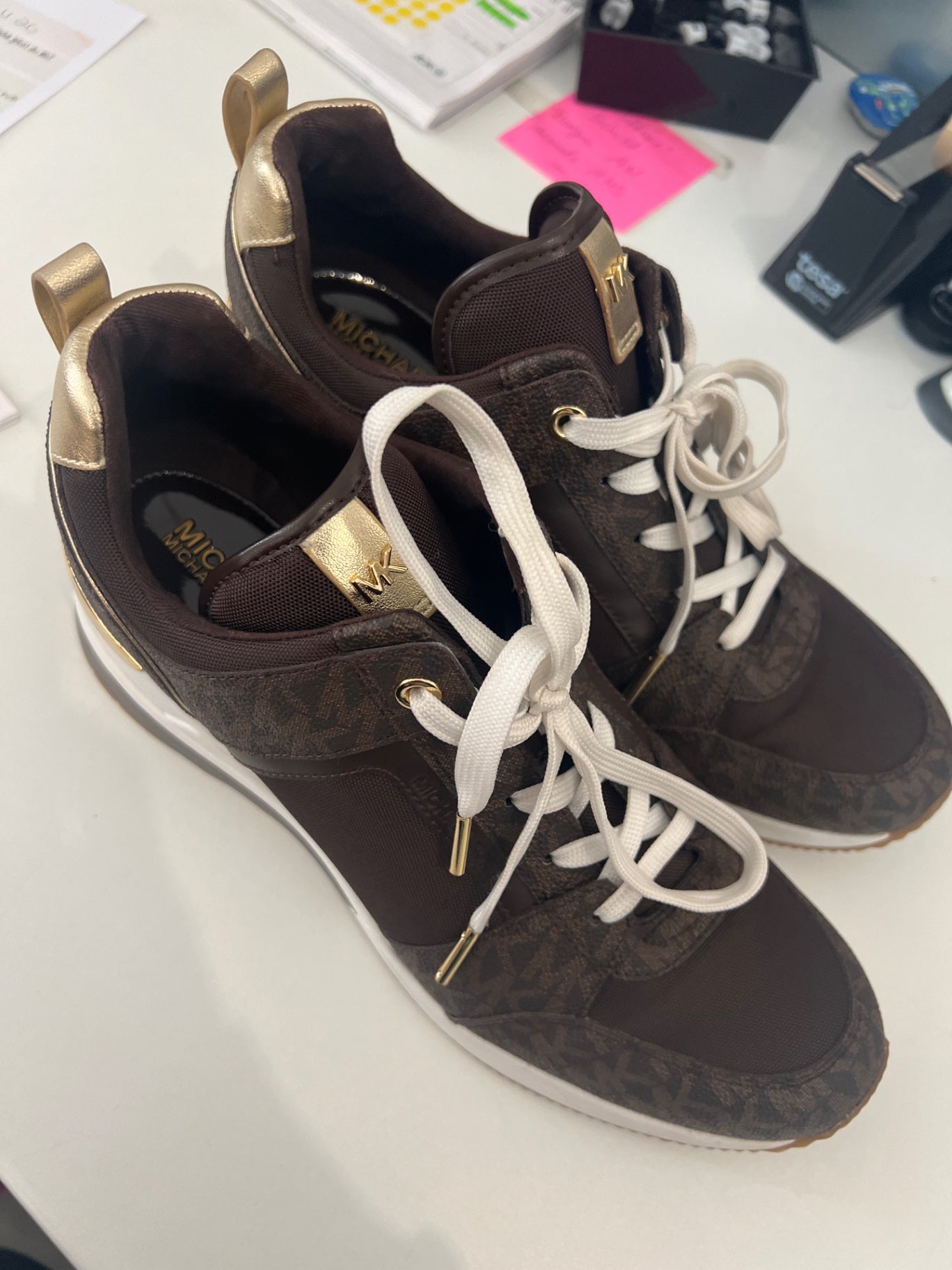 Michael Kors Schuhe braun, gold Gr.: 40
