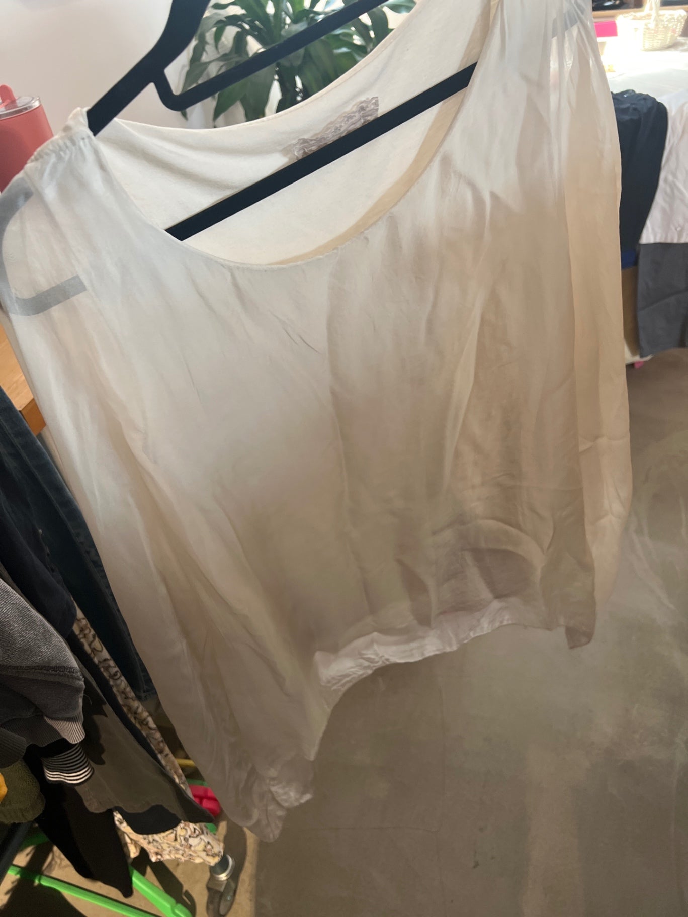 Oberteil Elfenbein Gr.: XL