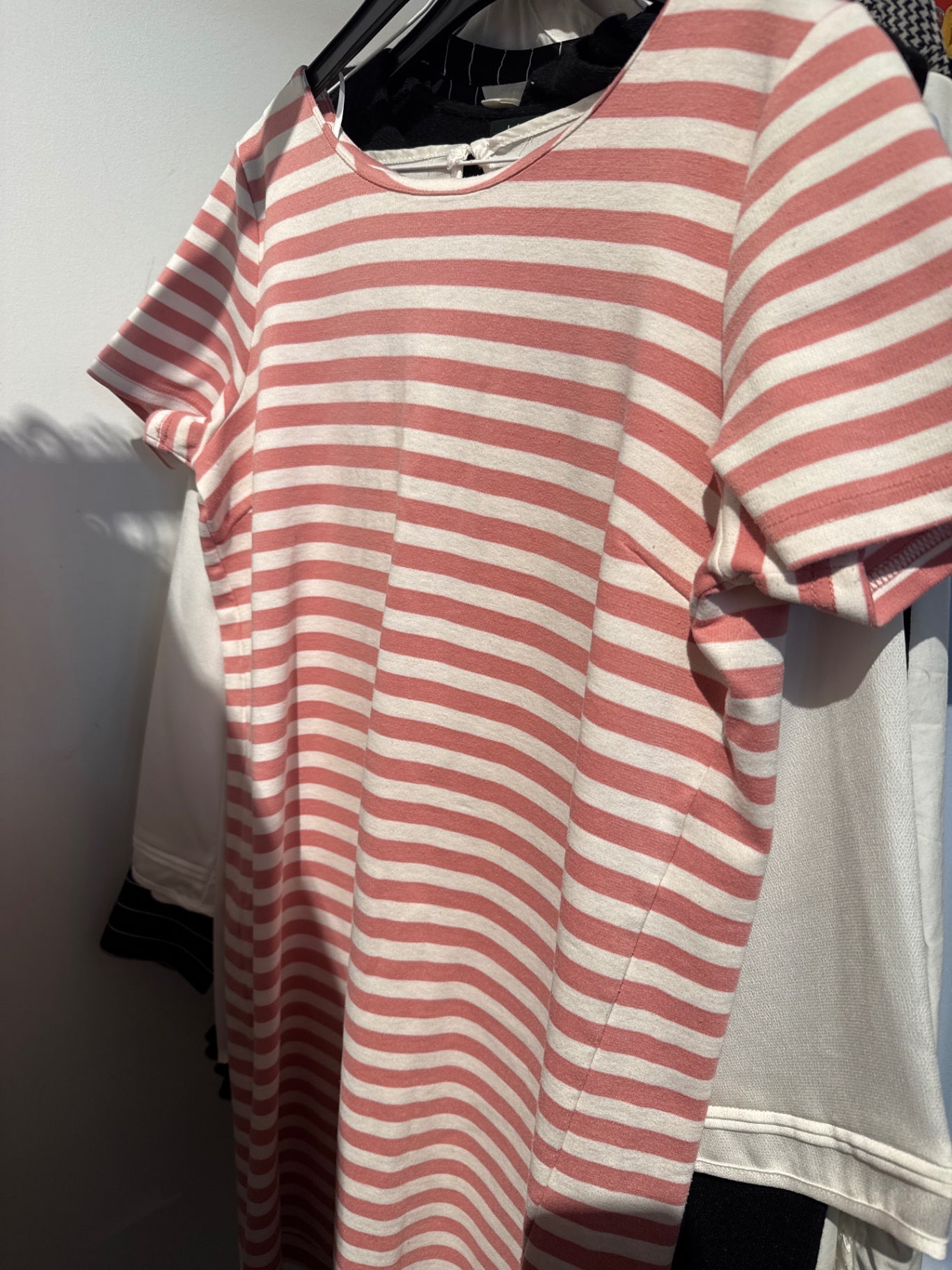 Vila Kleid Rosa und Weiß Gr.: L