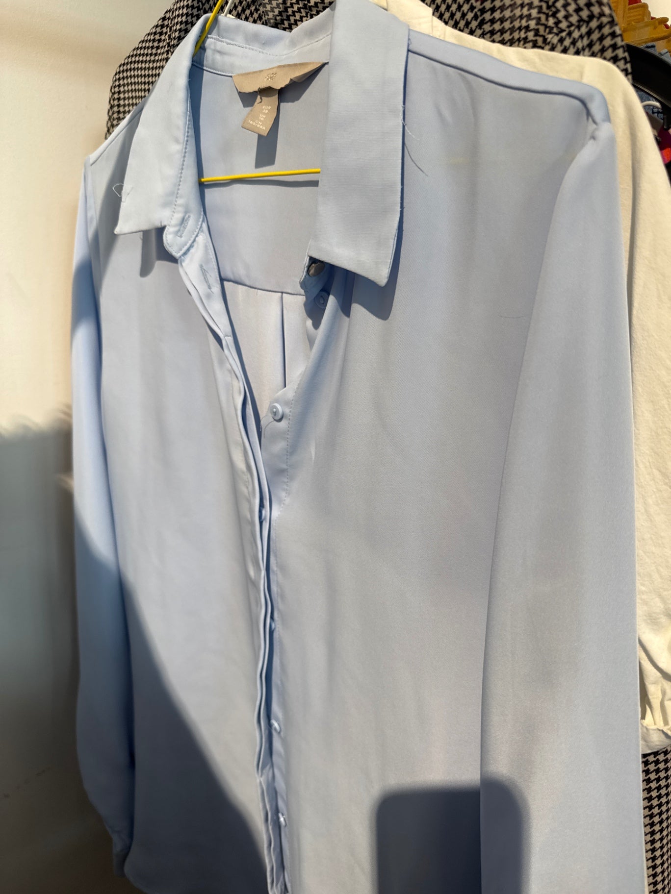 H&M Bluse Hellblau Gr.: 38
