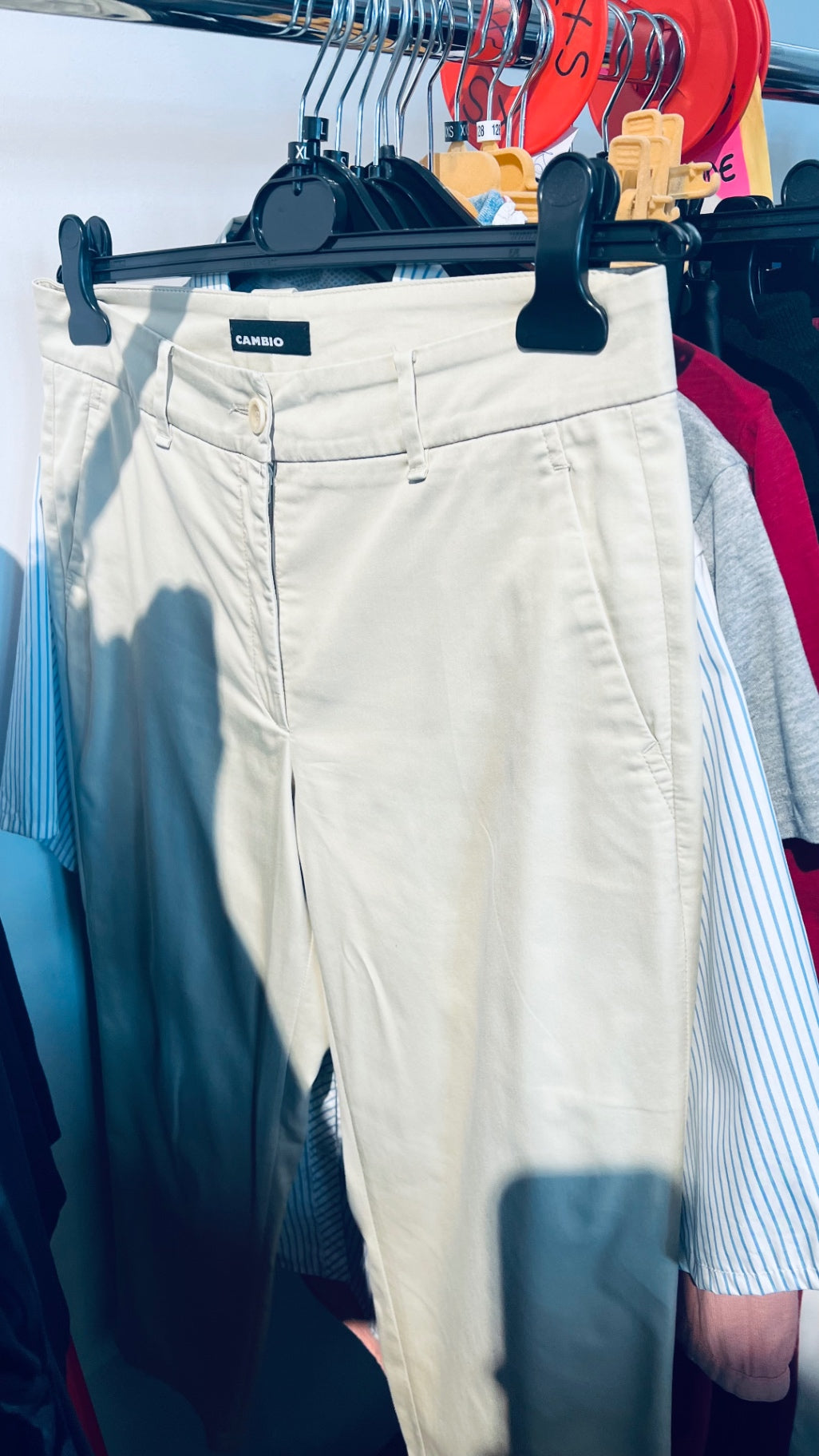 CAMBIO Hose Creme Gr.: XL