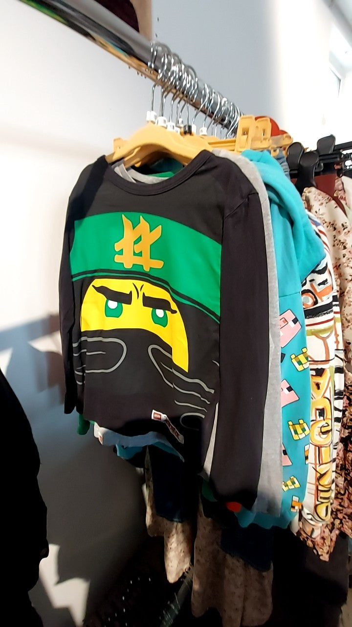 Lego Ninjago Langarmshirt Schwarz Gr.: 128