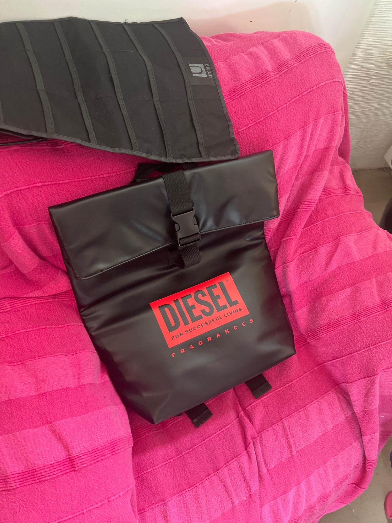 Diesel Rucksack Schwarz