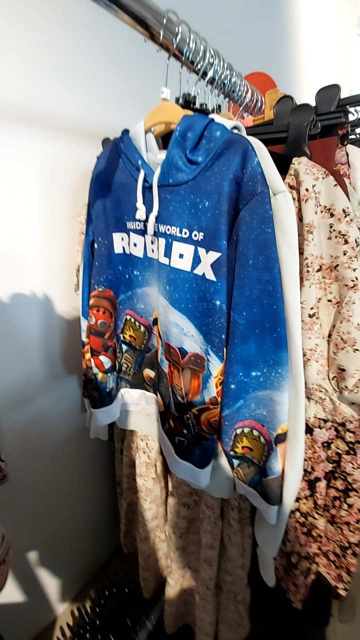 Roblox Hoodie Blau Gr.: 134