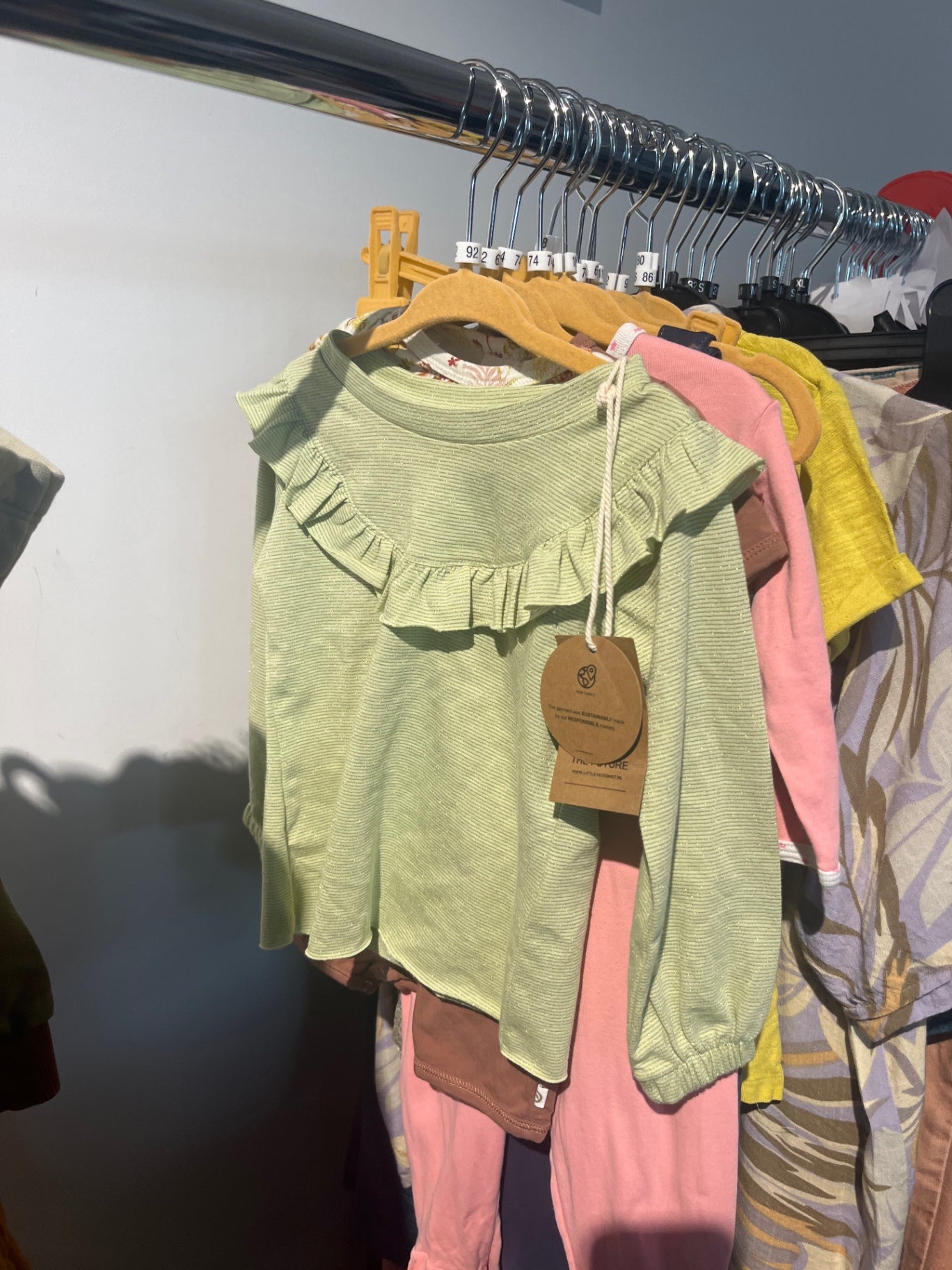 Little Hedonist Shirt grün Gr.: 92