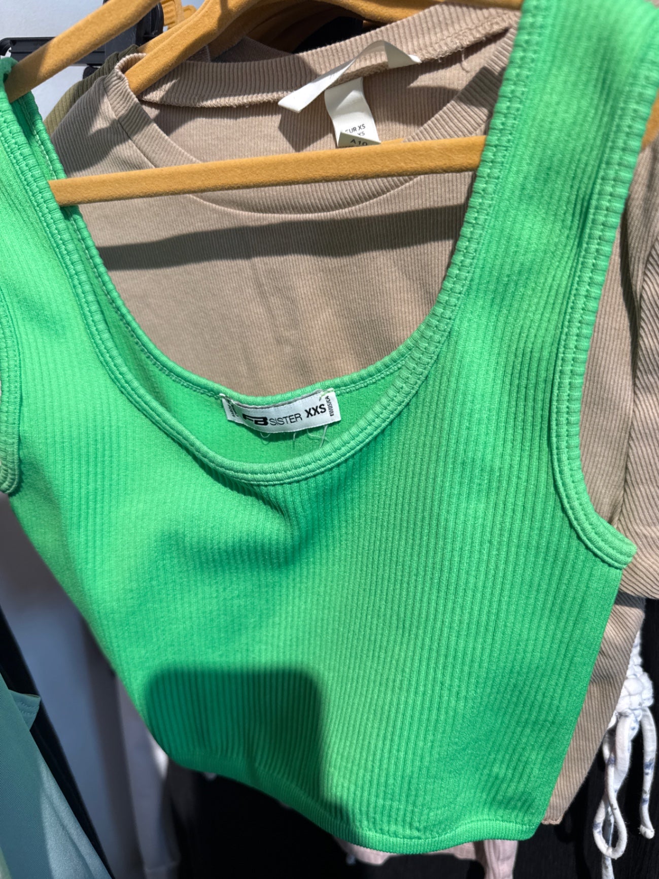 FB Sister Top Neongrün Gr.: XXS