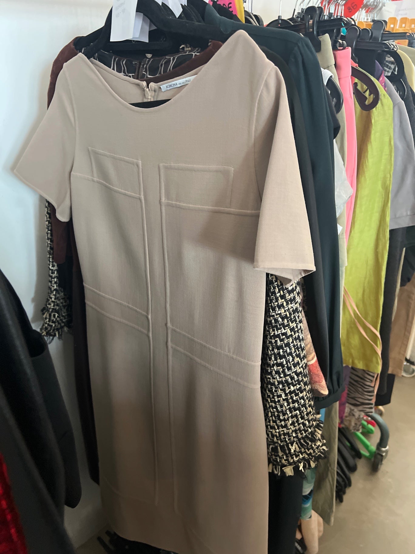 AGNONA Kleid Beige Gr.: M