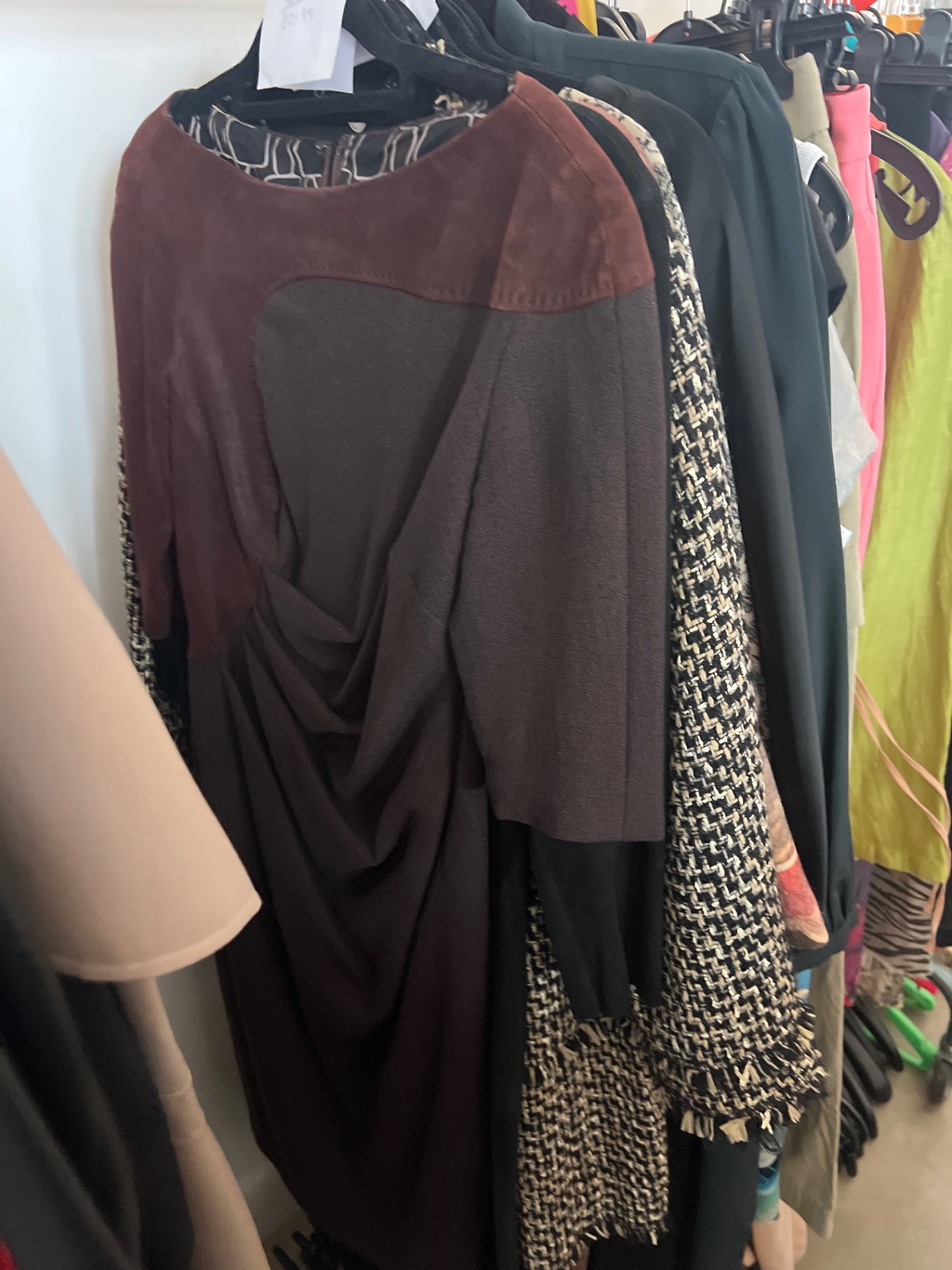 TALBOT RUNHOF Kleid Braun Gr.: M