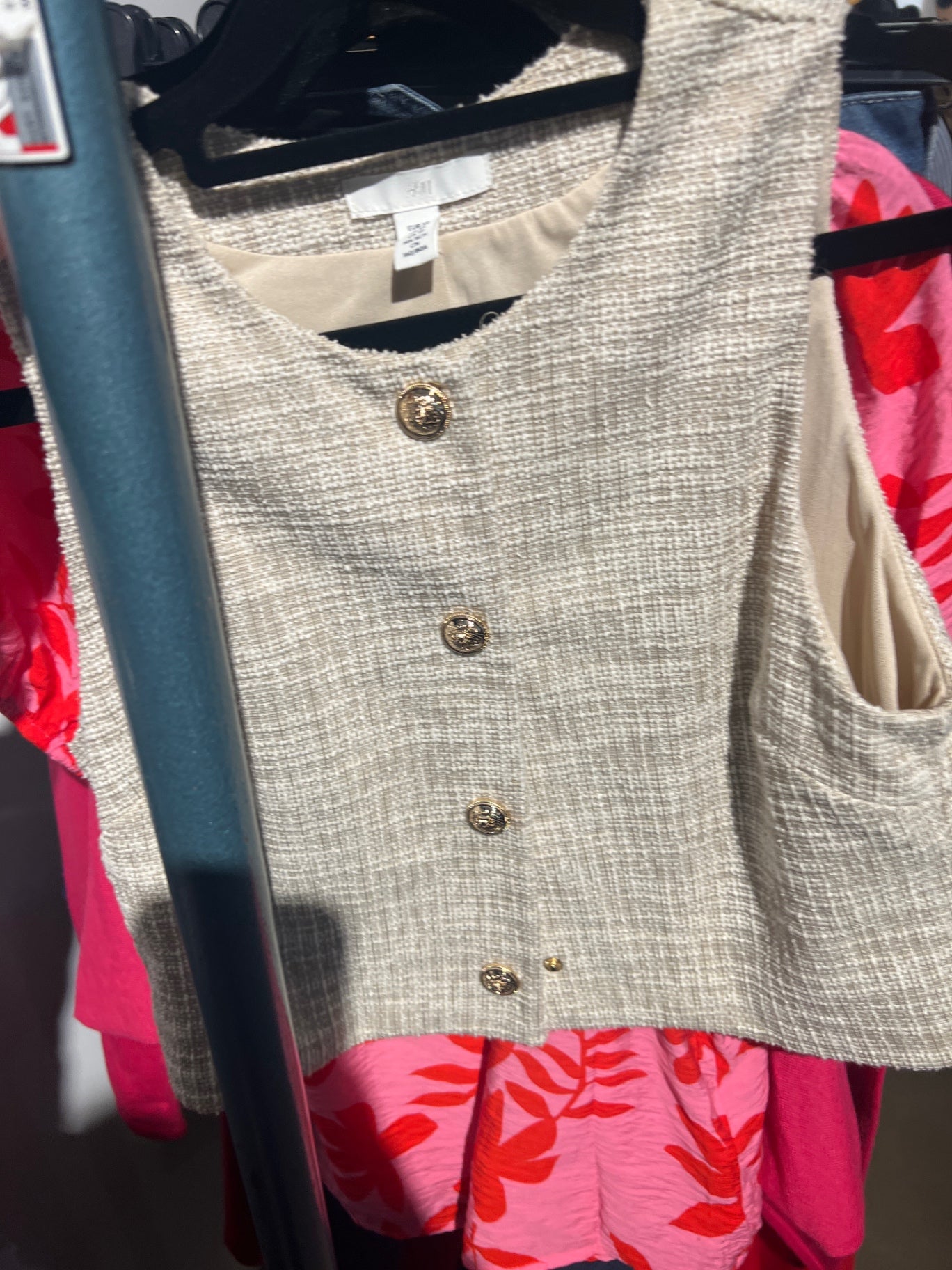 H&M Weste Beige Gr.: XS