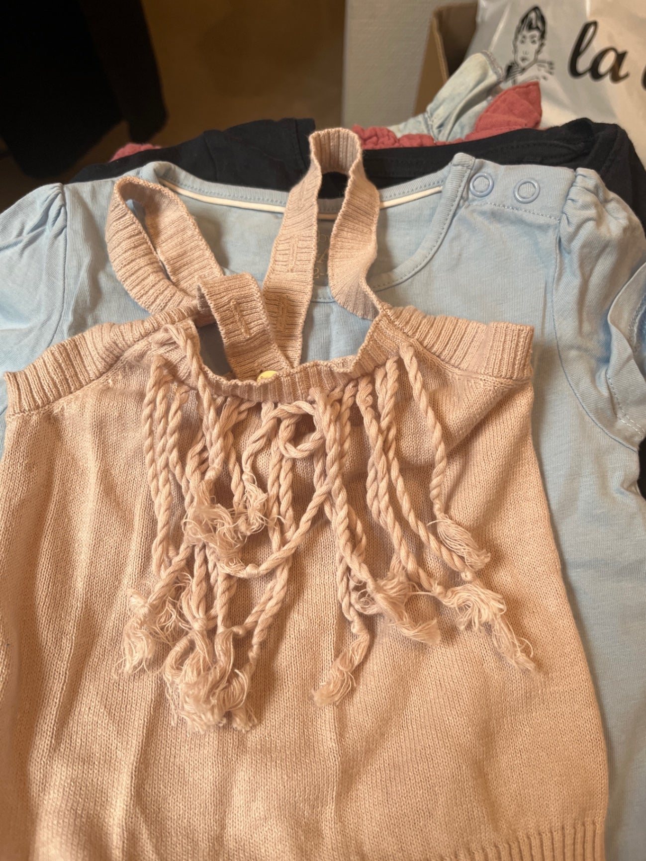 Leevje Top Beige Gr.: 86