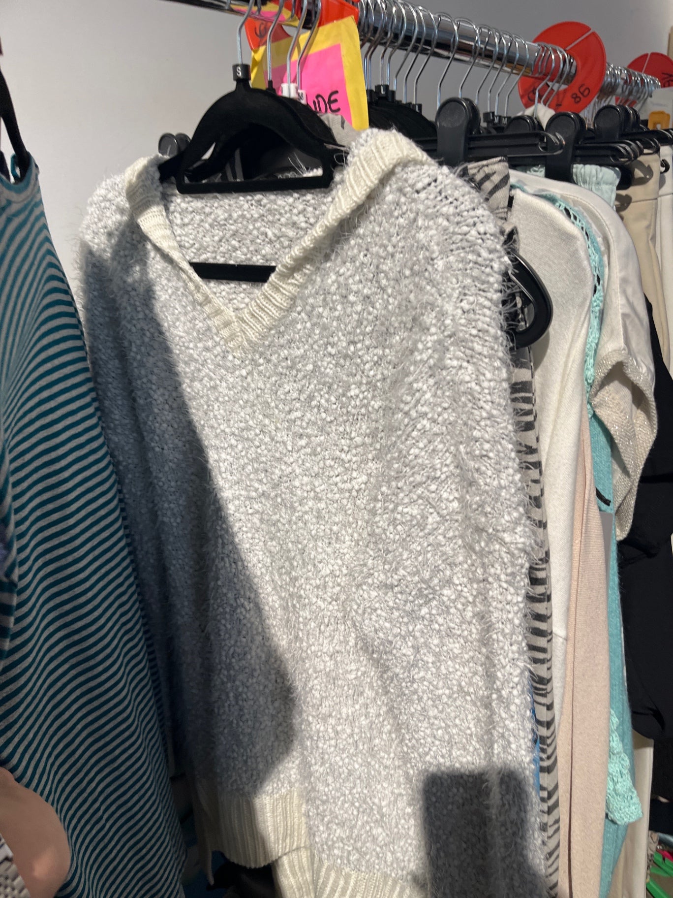 Pullover Weiß Gr.: S