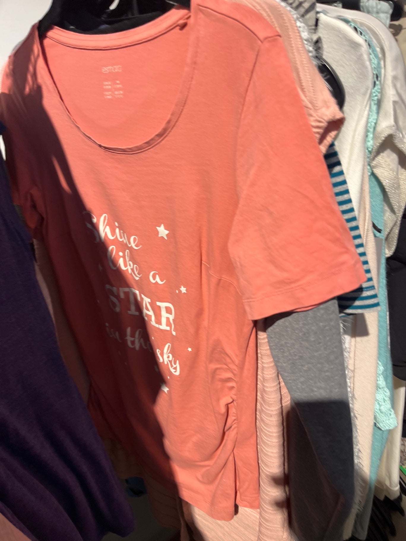 Esmara Umstands T-Shirt Koralle Gr.: S