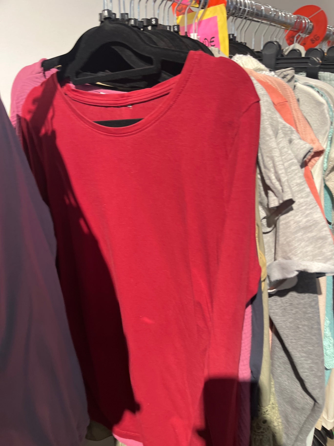 Umstandsshirt Rot Gr.: M
