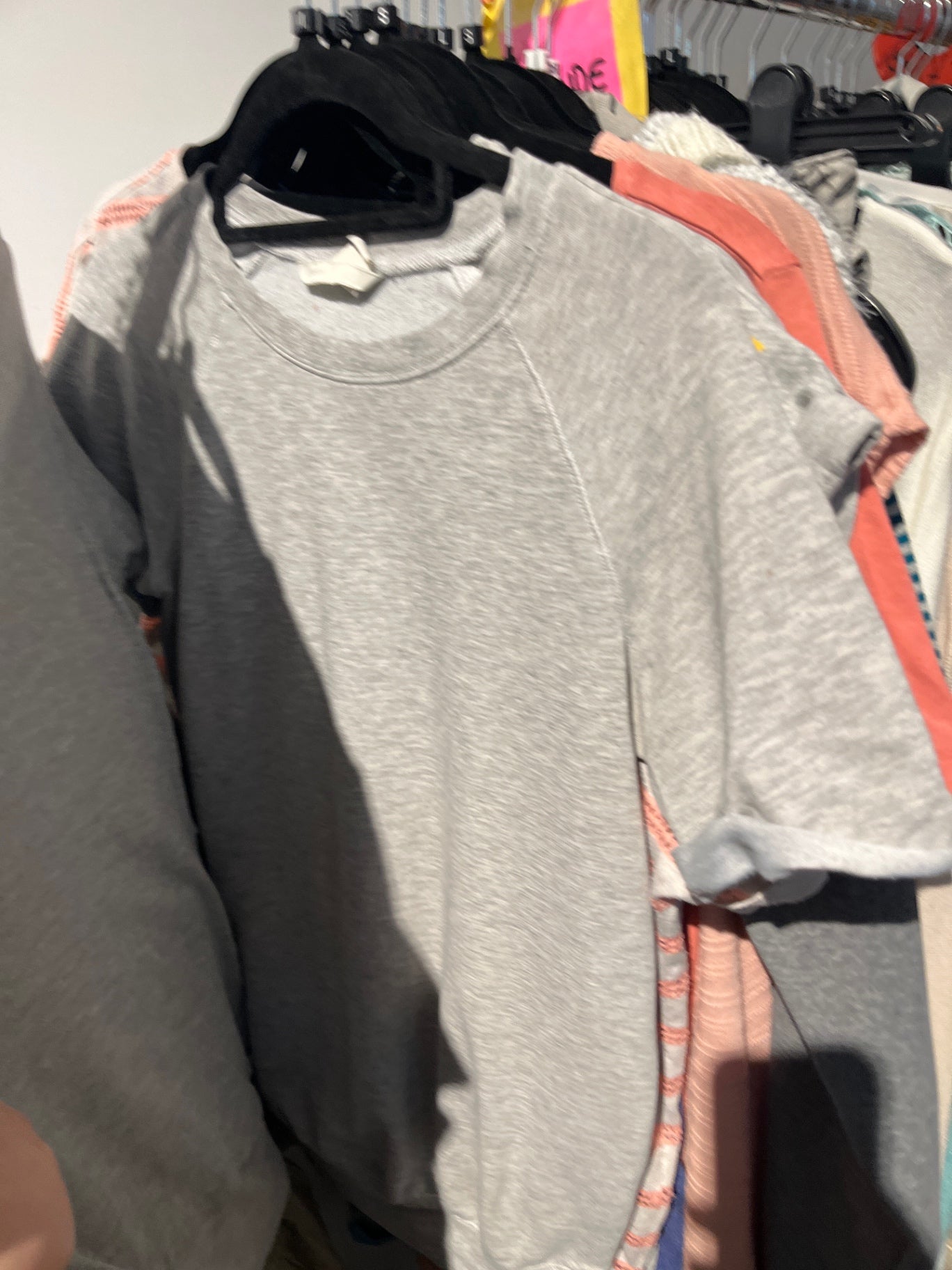 H&M Umstands T-Shirt Grau Gr.: M