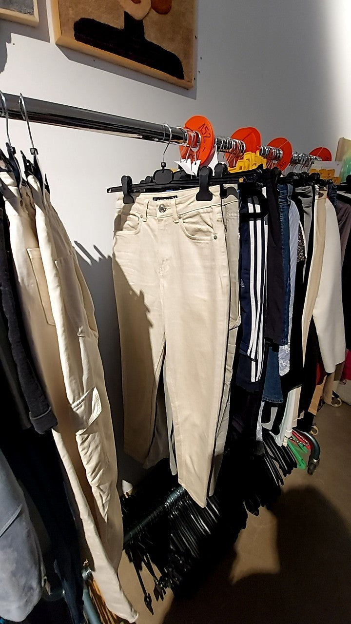 AMISU Jeans Beige Gr.: 34