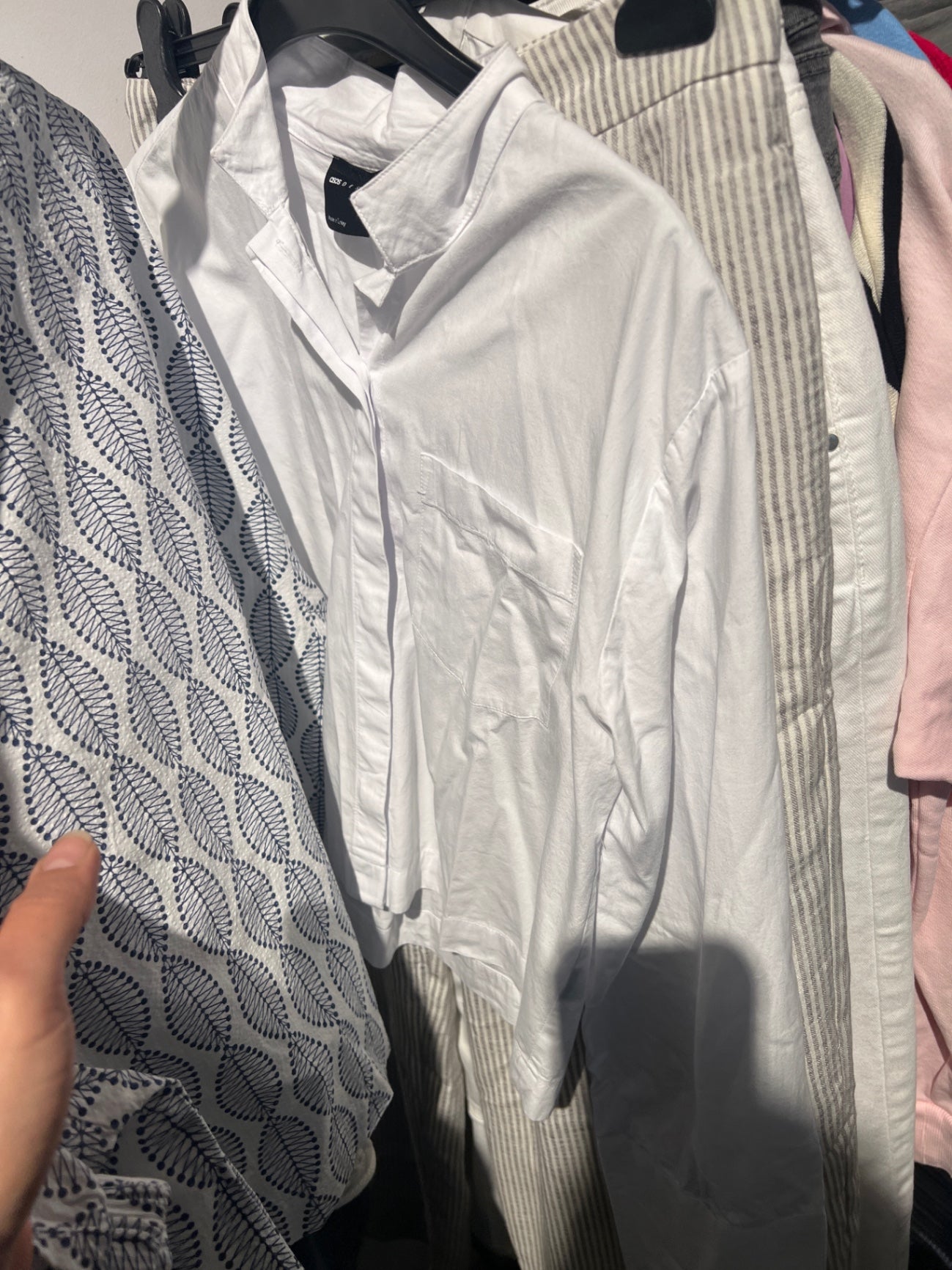 Asos Hemd Weiß Gr.: S