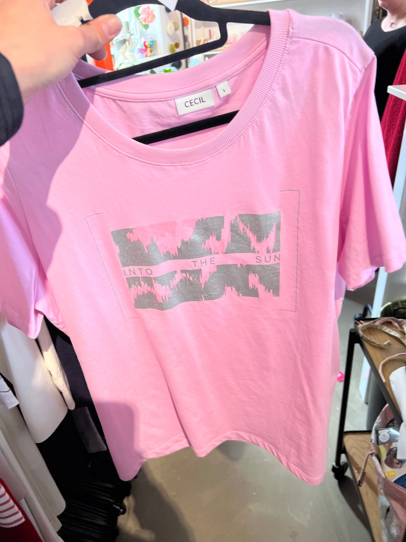 CECIL T-Shirt Pink Gr.: L