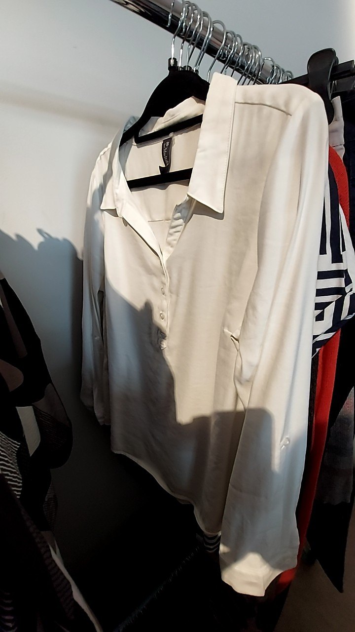 Multiblu Blusenshirt Weiß Gr.: M