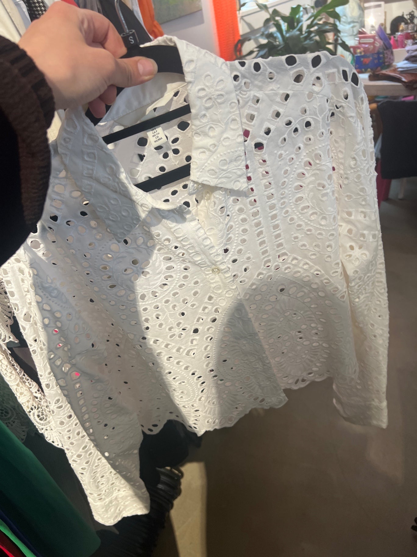 H&M Bluse Weiß Gr.: S