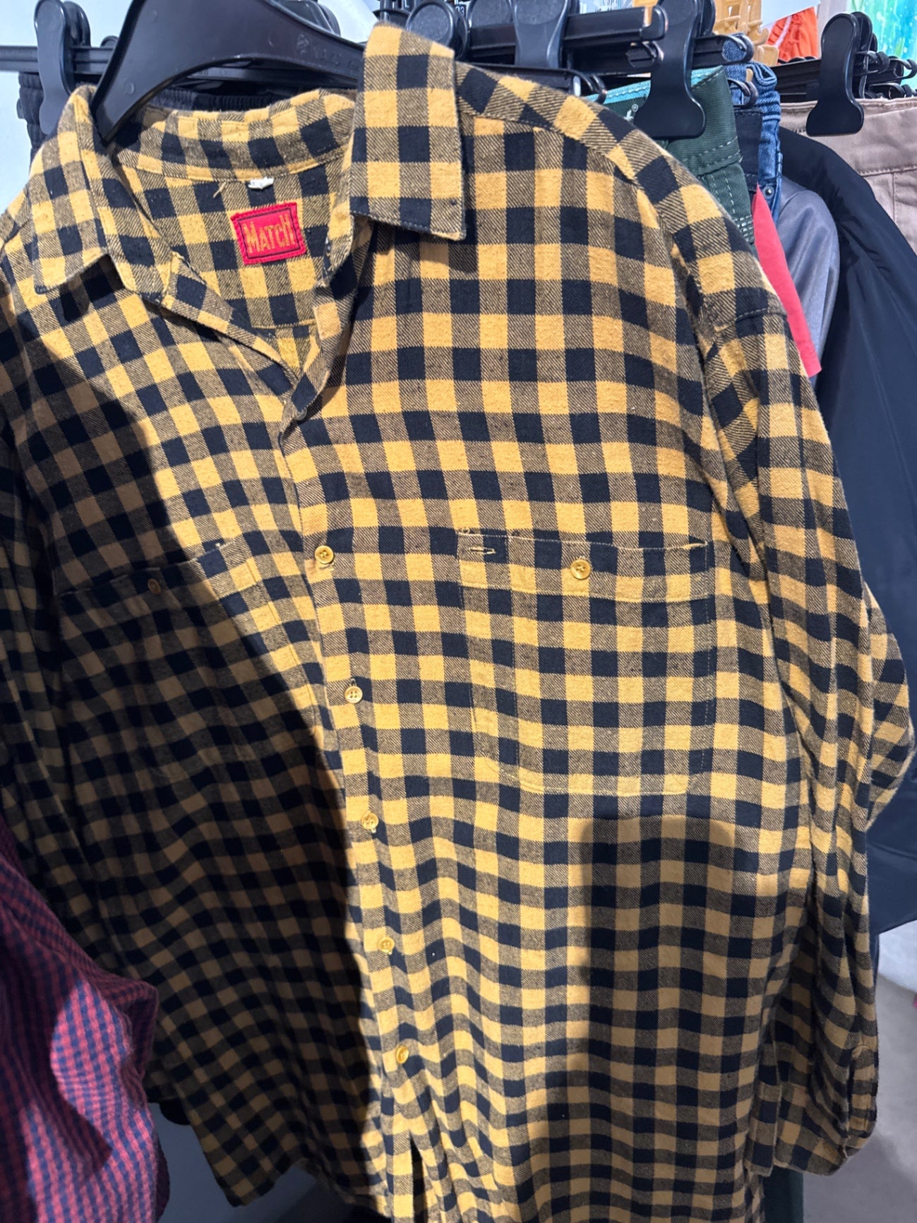 B-WARE! MATCH Hemd kariert Gr.: XL