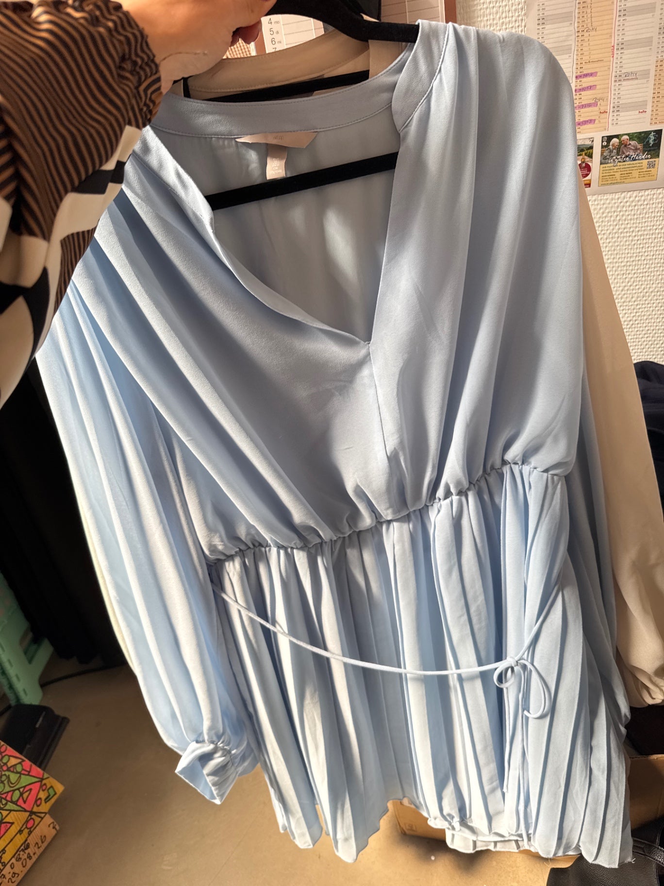 H&M Kleid Hellblau Gr.: L