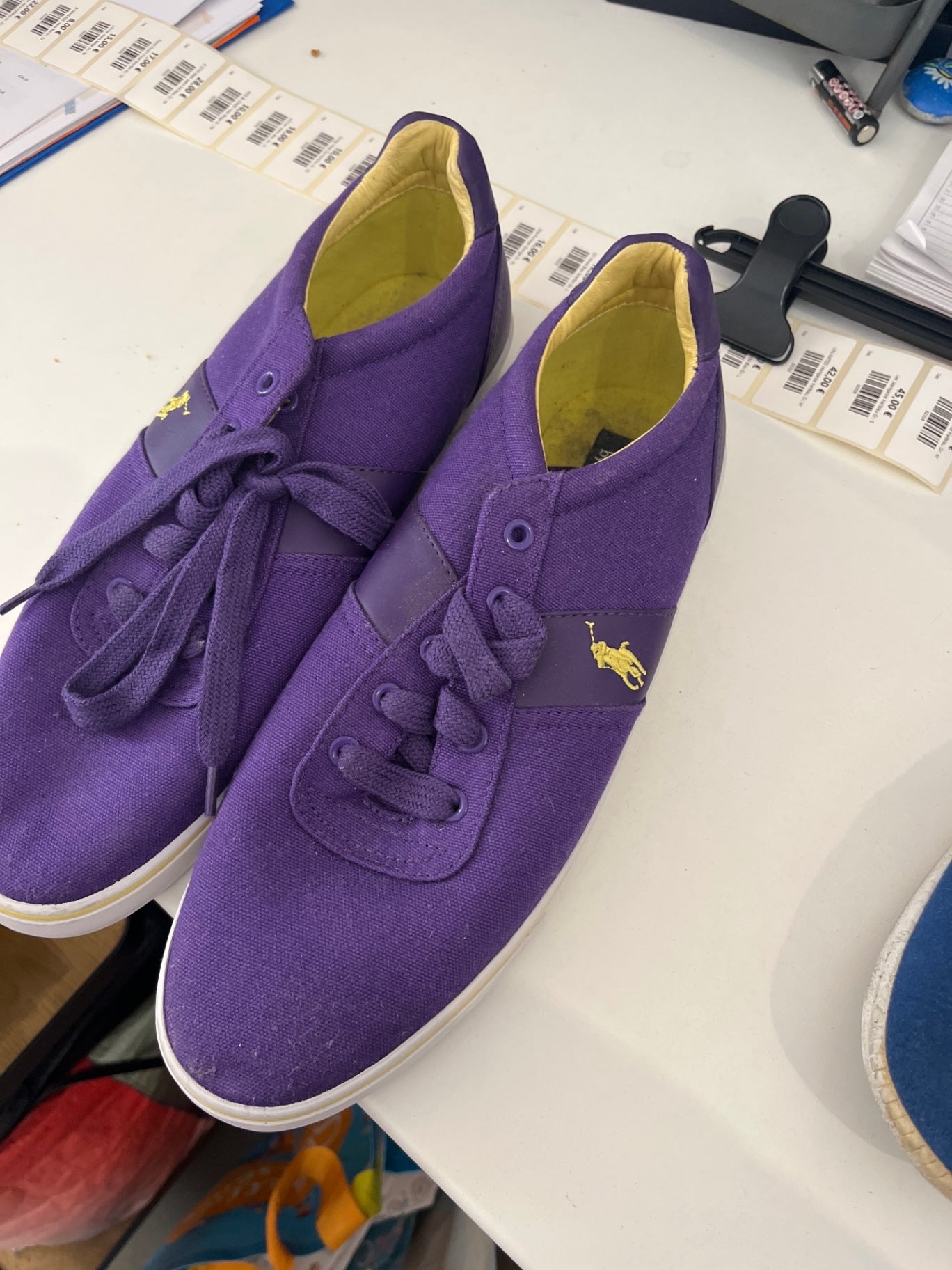 Ralph Lauren Sportschuhe Lila Gr.: 44