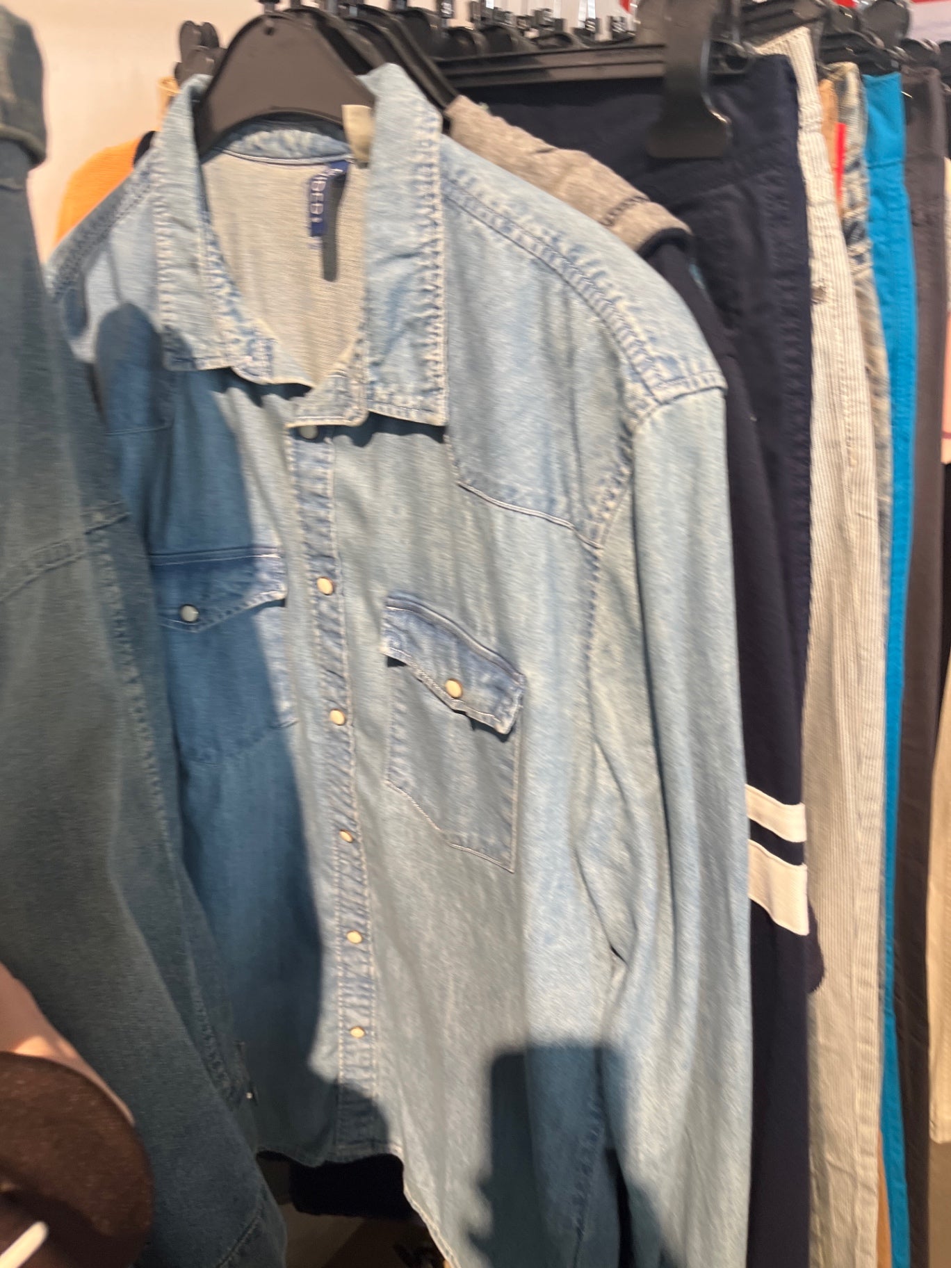 DIVIDED Jeanshemd Hellblau Gr.: L
