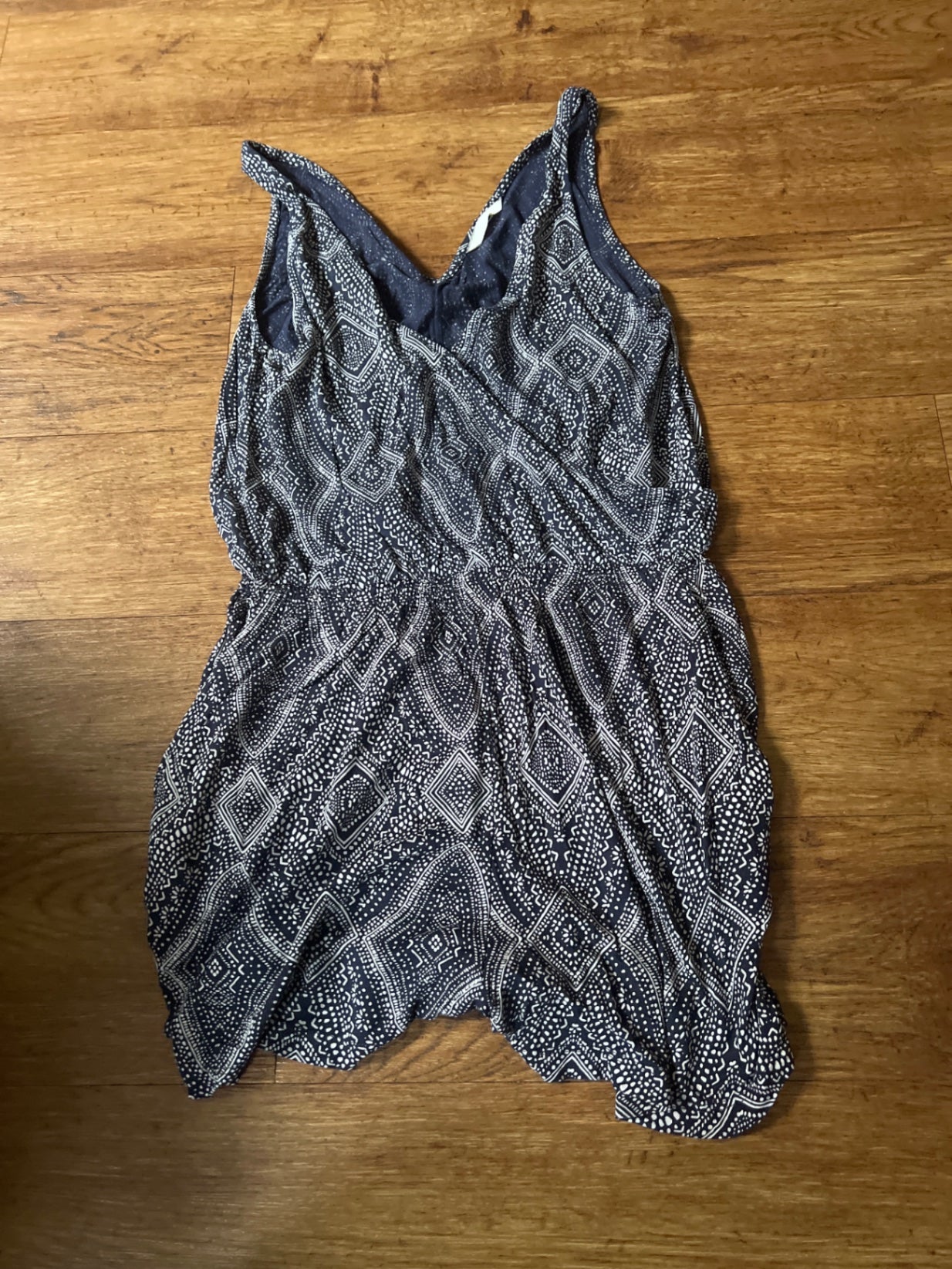 H&M Jumpsuit Blau Weiß Gr.: S