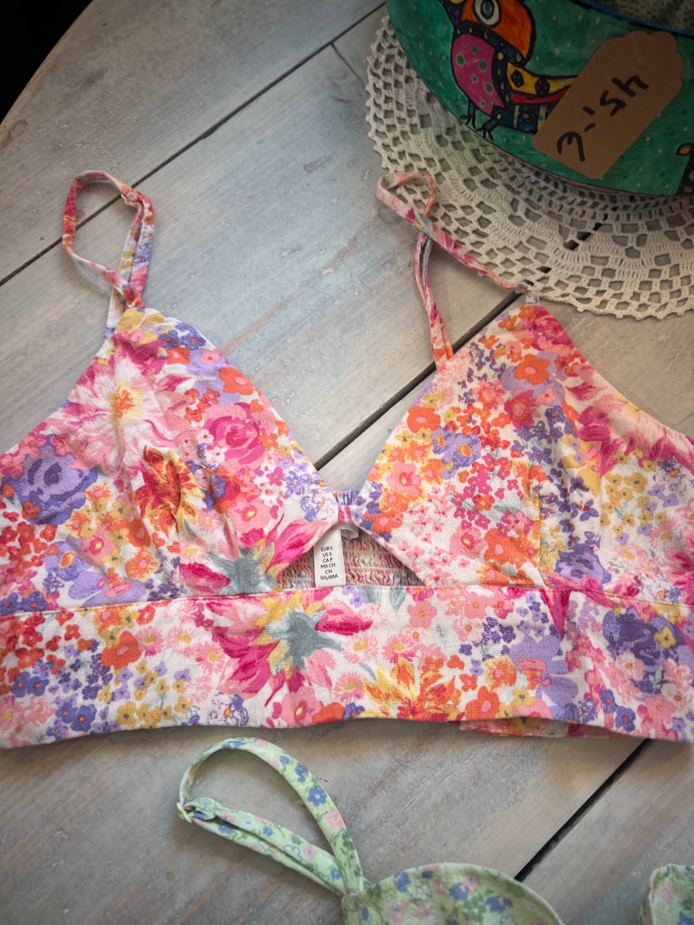 H&M Trägertop Bunt Gr.: S