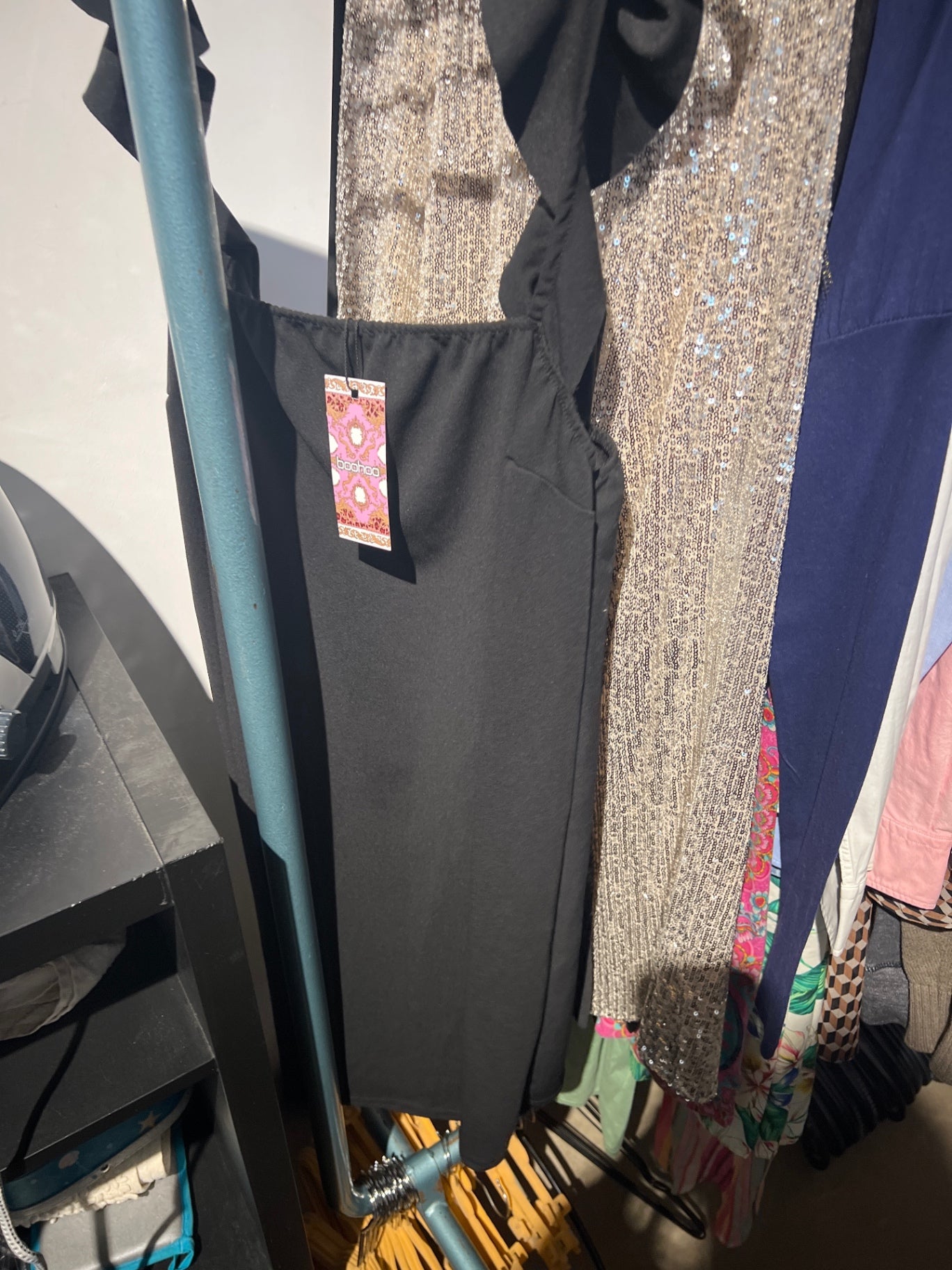 Boohoo Kleid Schwarz Gr.: XL