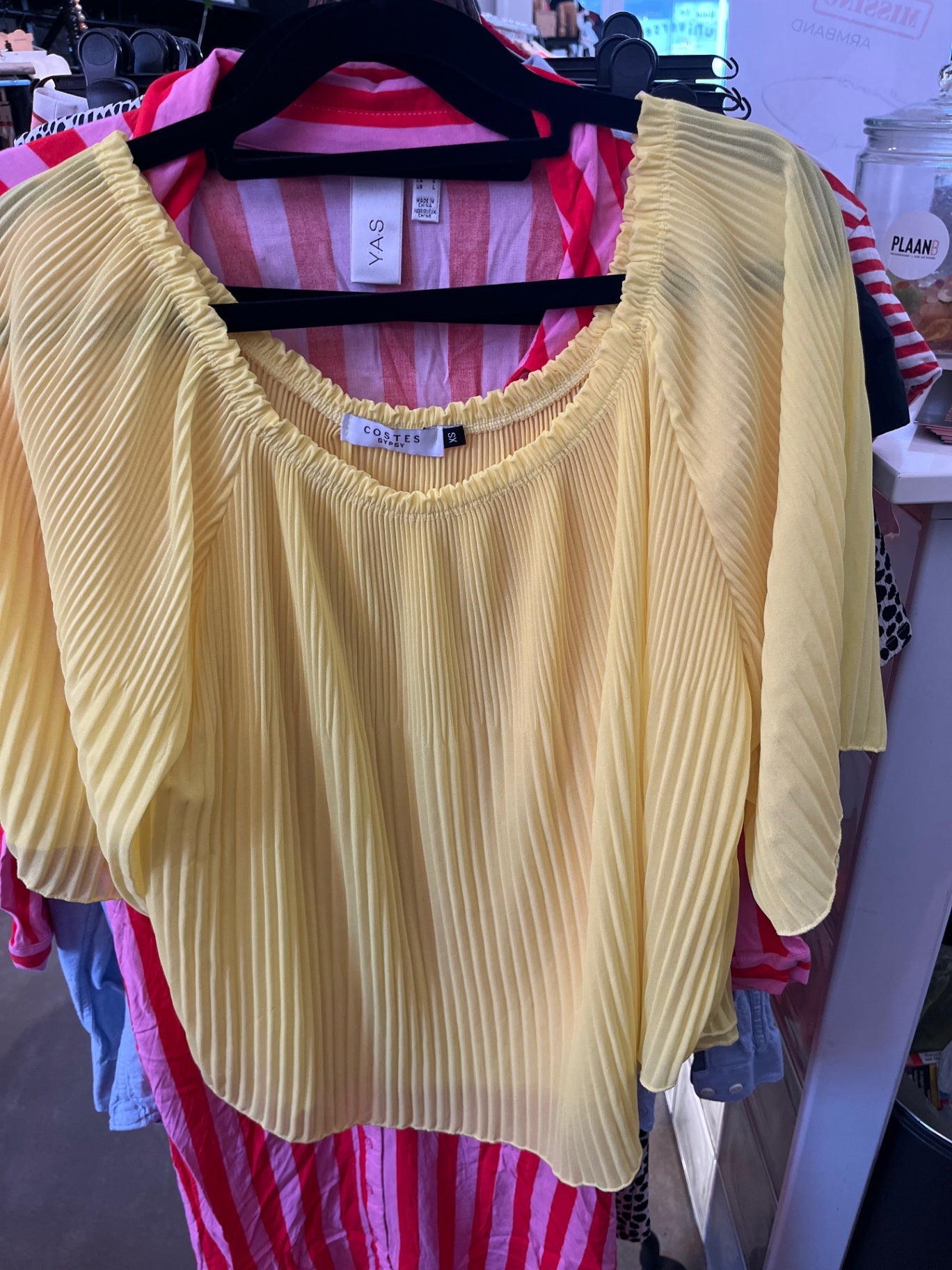 Costes Gypsy Bluse Gelb Gr.: XS