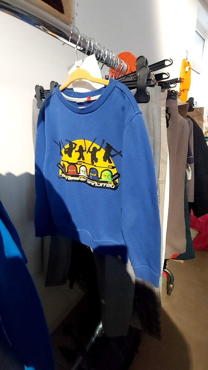 Lego Ninjago Sweatshirt Blau Gr.: 134