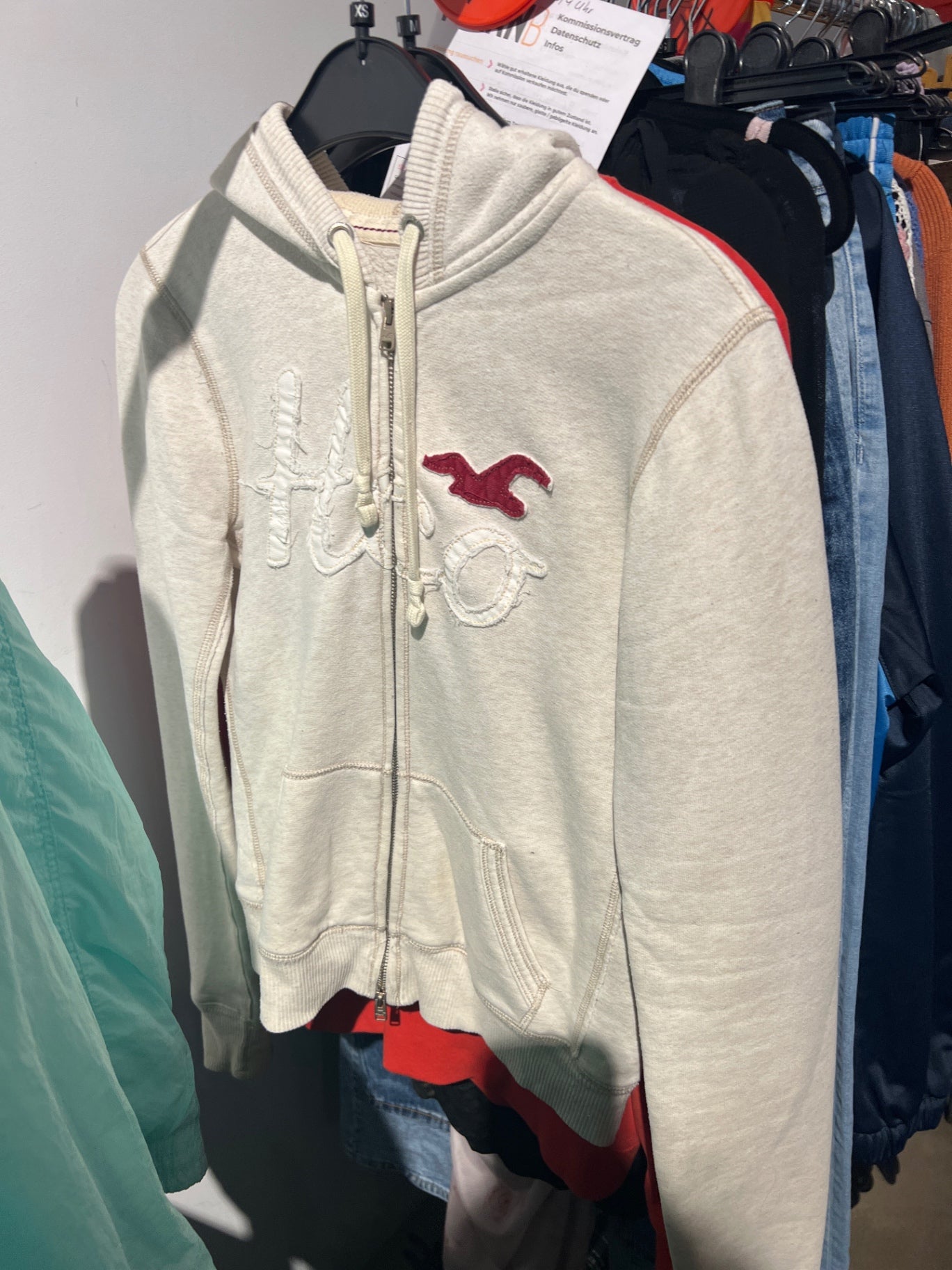 Hollister Hoodie Beige Gr.: XS