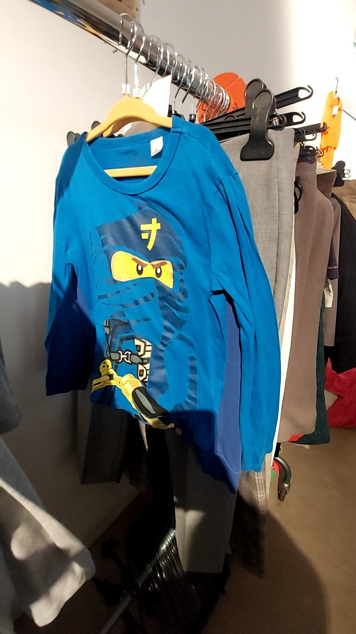 LEGO Ninjago Langarmshirt Blau Gr.: 122/128