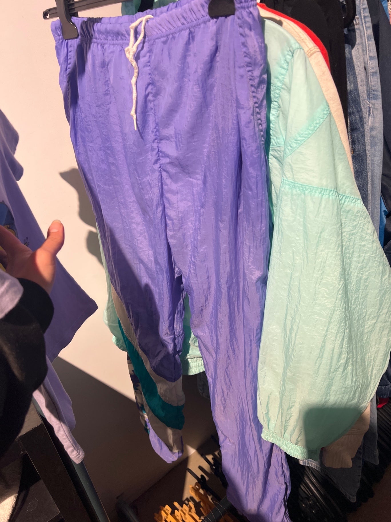 TRUE VINTAGE! Jogginghose Lila Gr.: L