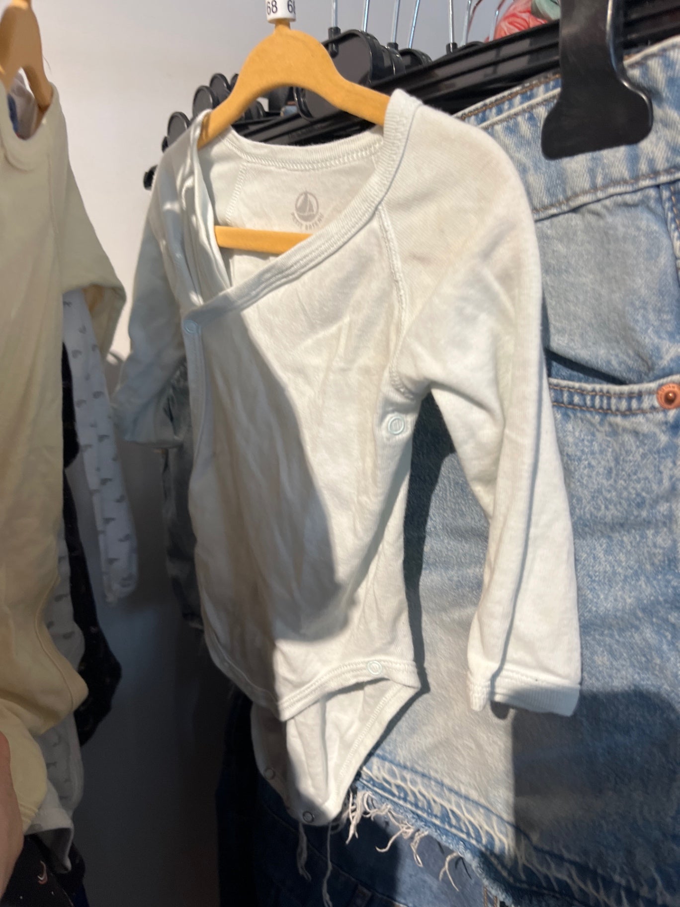 Petit Bateau Body Weiß Gr.: 68