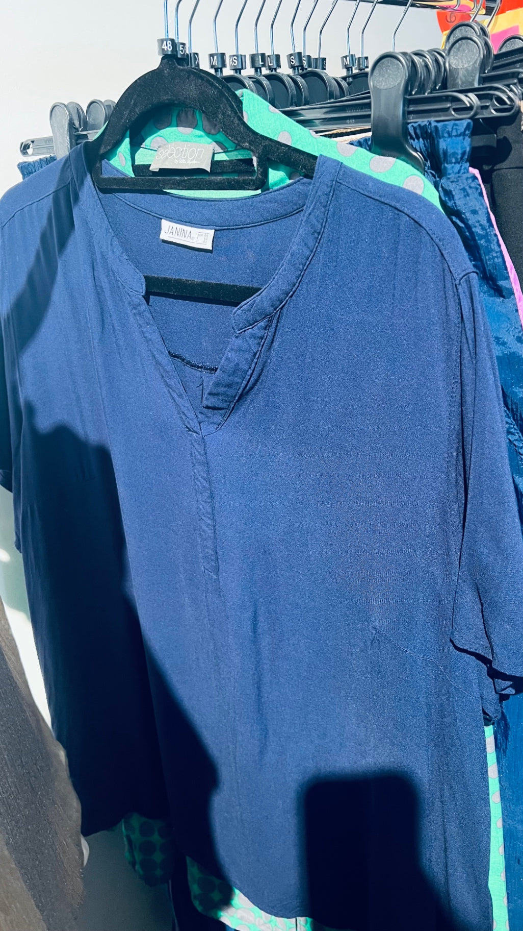 Janina Bluse Blau Gr.: 48