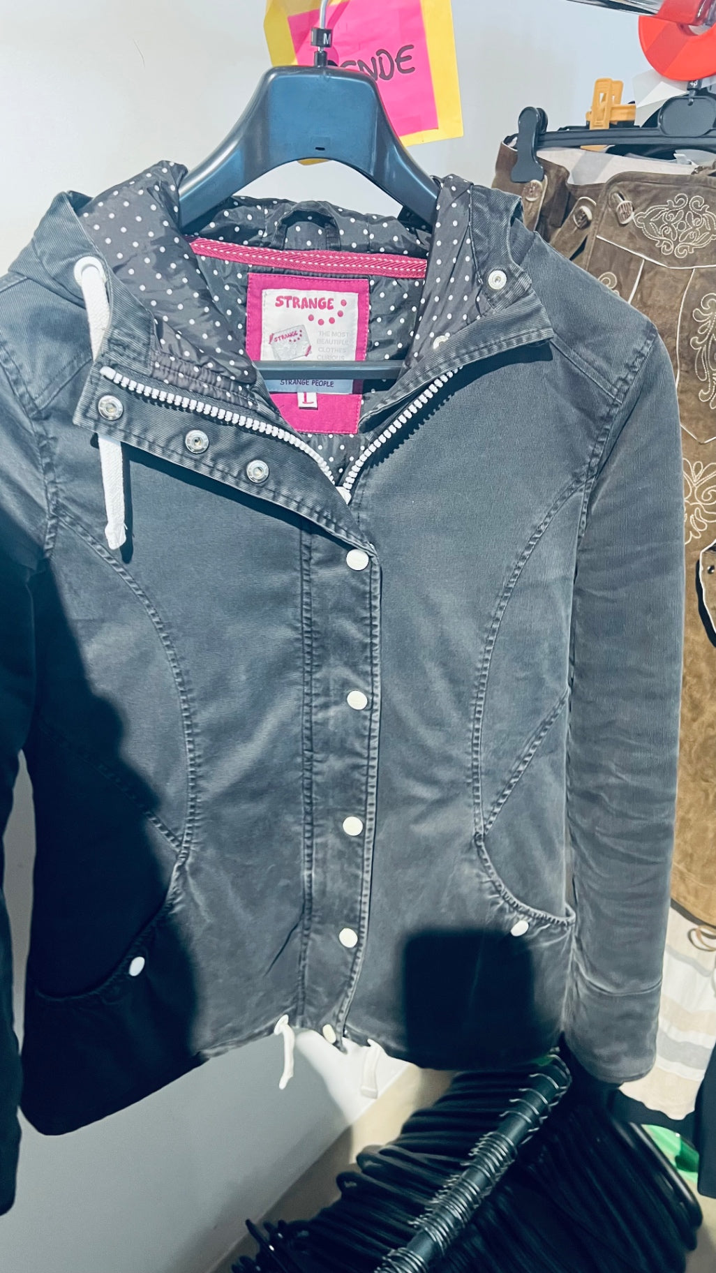 Strange Jacke Grau Gr.: M