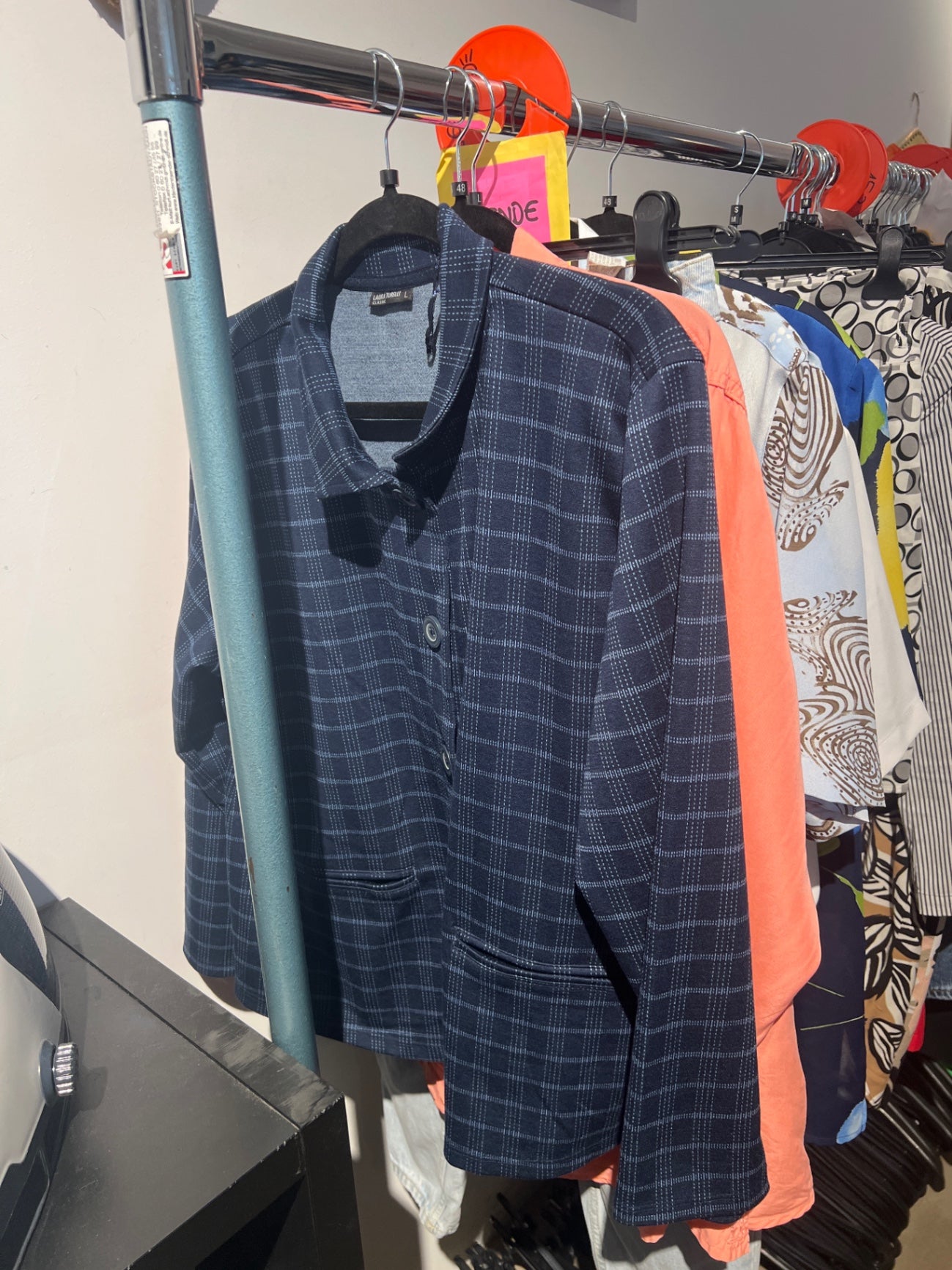 Laura Torelli Sweatjacke Blau Gr.: L