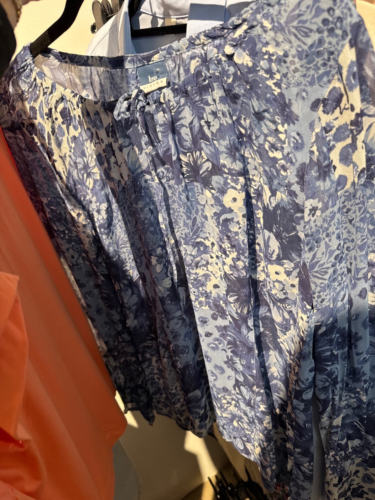 Bluse Blau Gr.: L