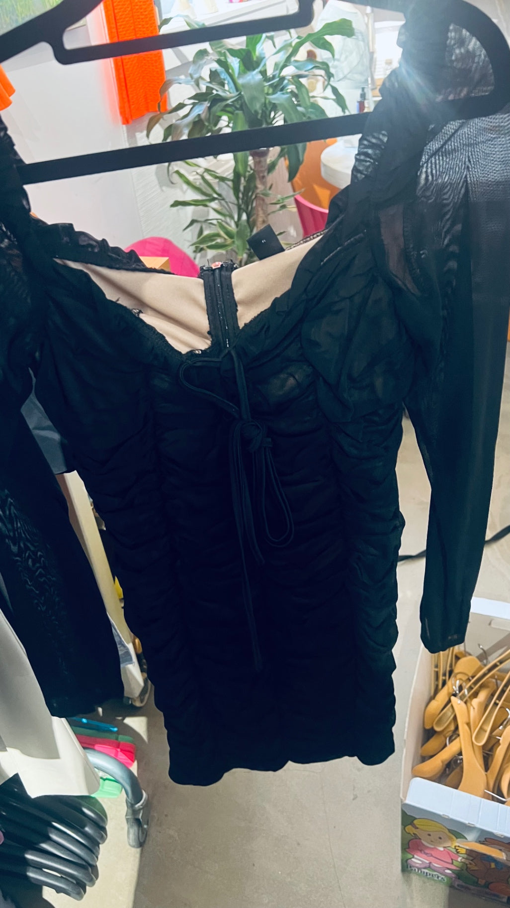 Shein Kleid Schwarz Gr.: S