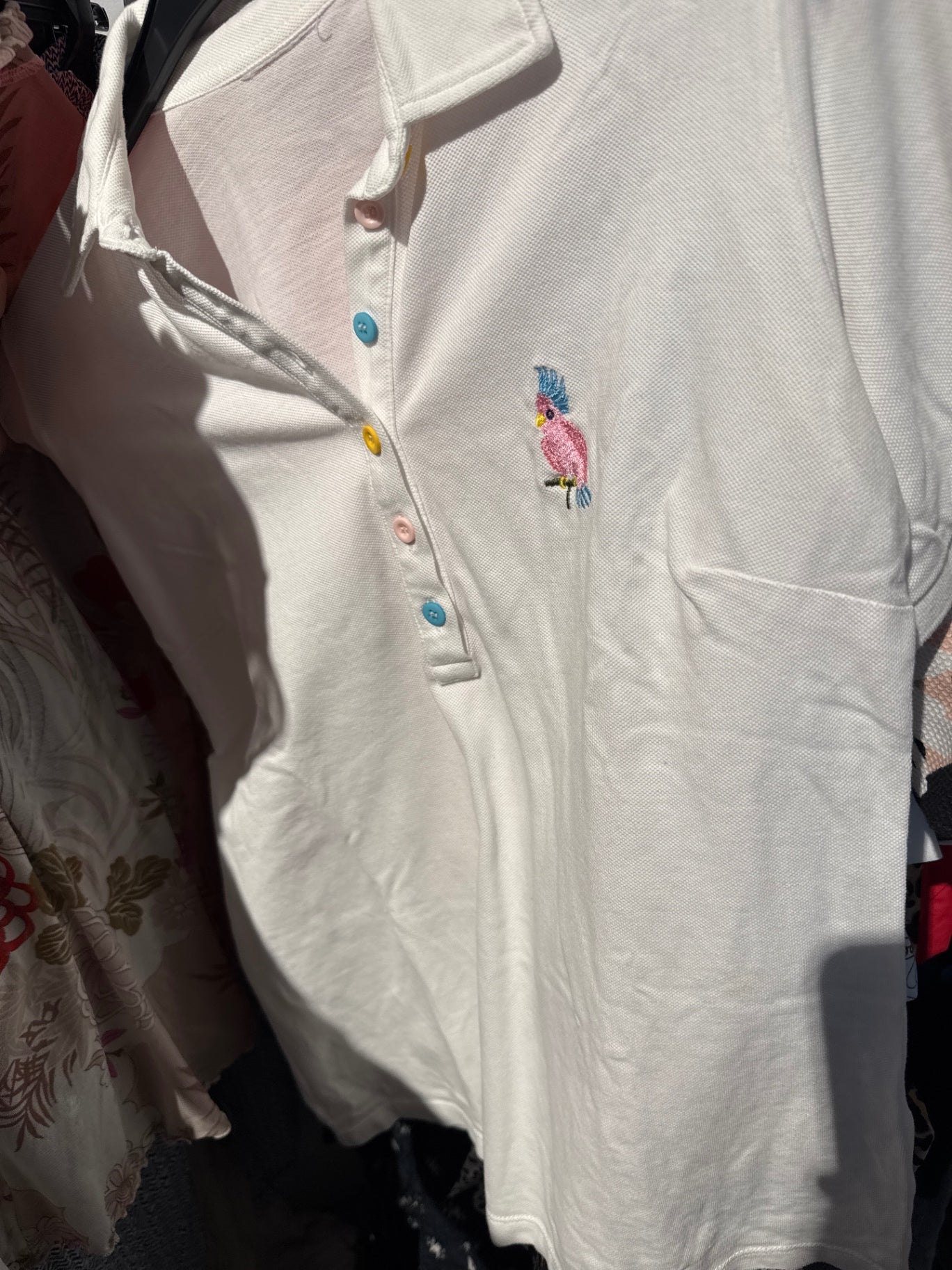 Polo Weiß Gr.: M