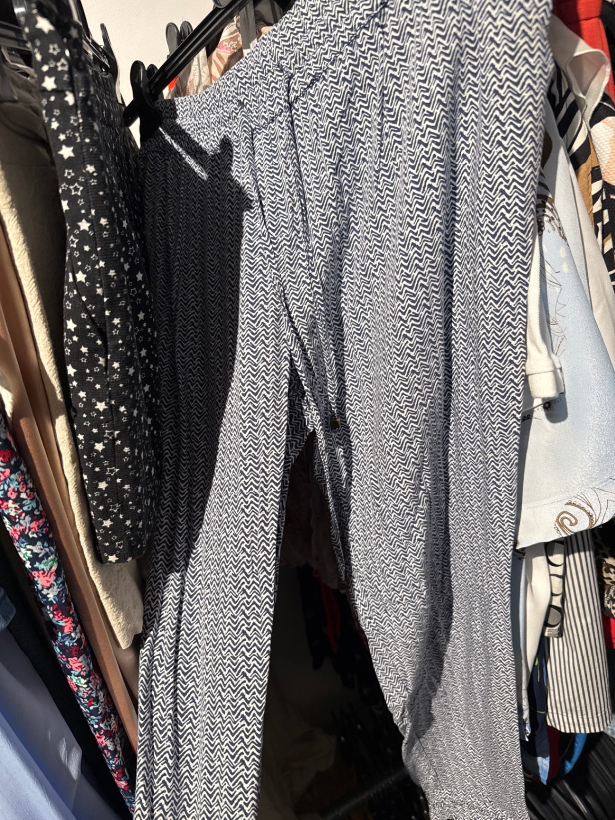 Hose Blau weiss Gr.: L
