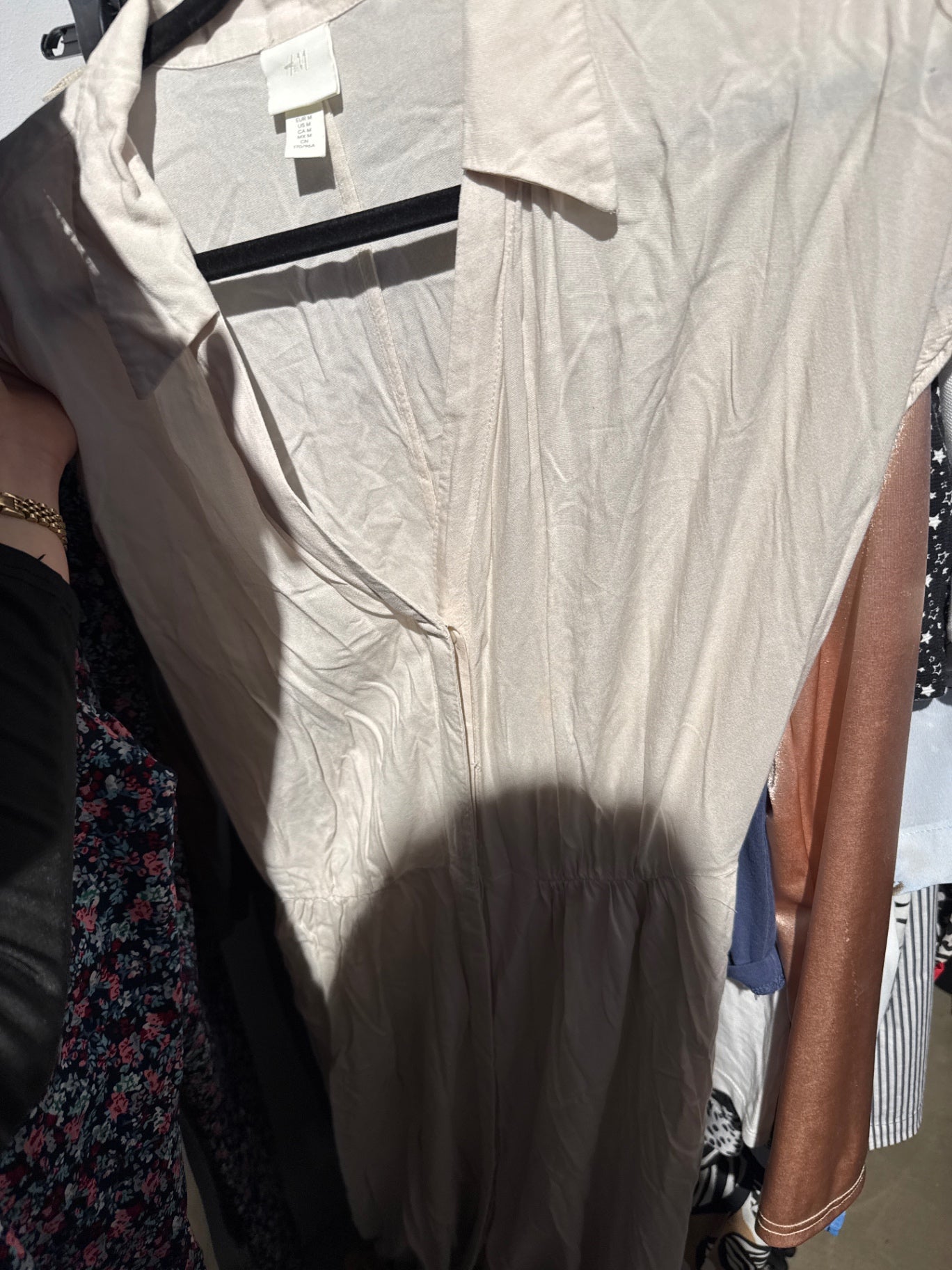 H&M Kleid Beige Gr.: M