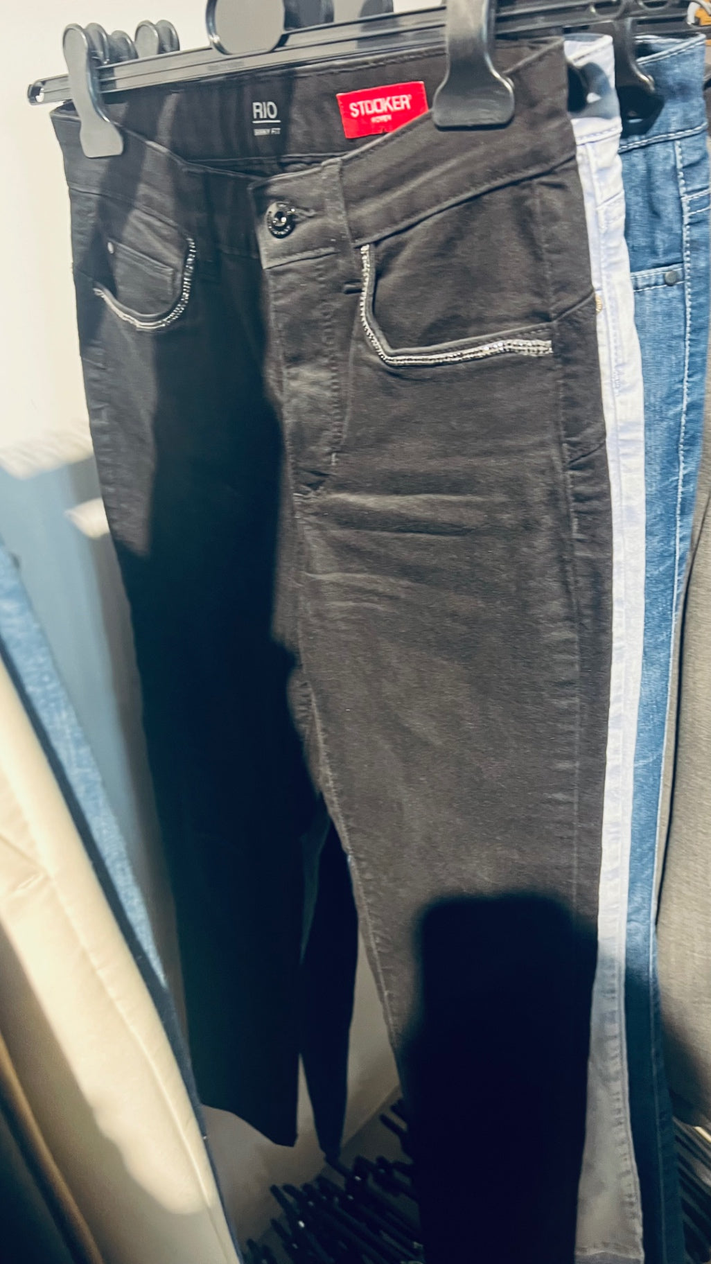 Stocker Jeans Schwarz Gr.: M